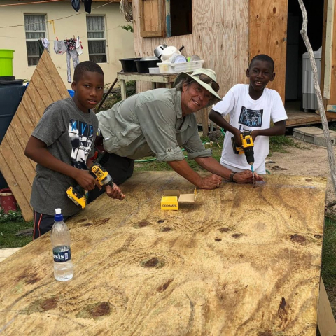 Donnie-teaching-kids