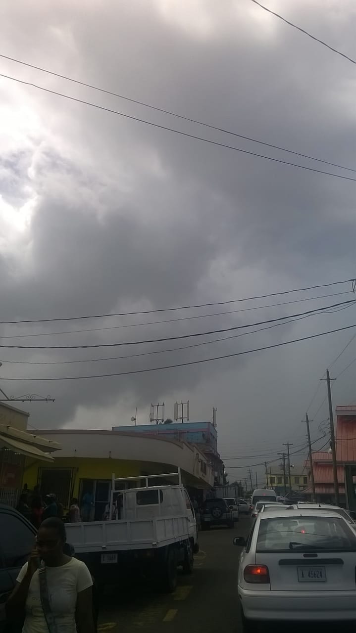 Skies over St. Johns Antigua