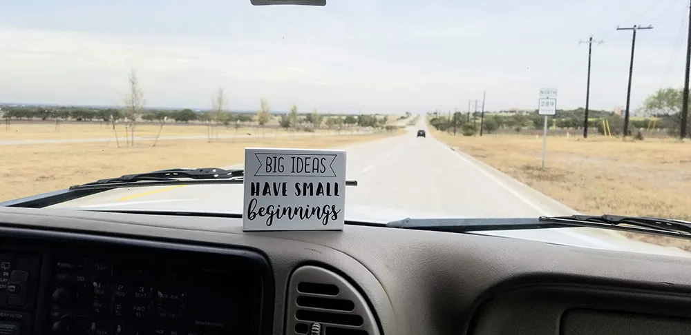 Big Ideas have small beginnings